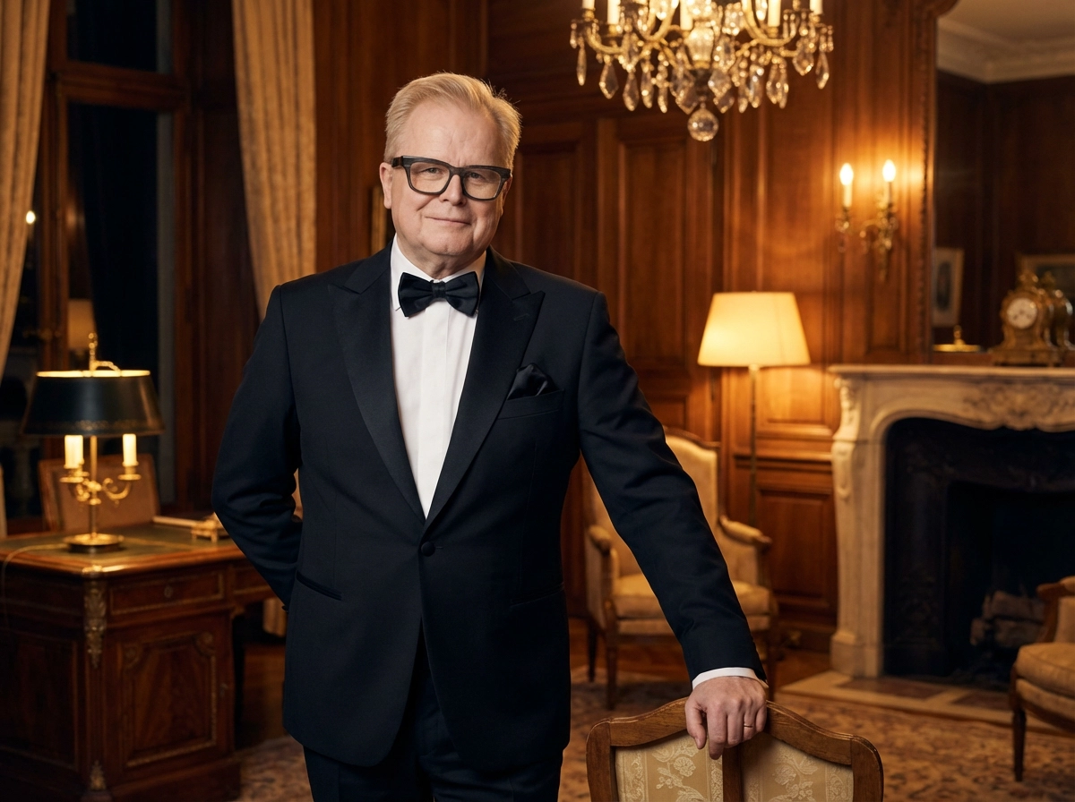 Smoking Anzug Schwarz